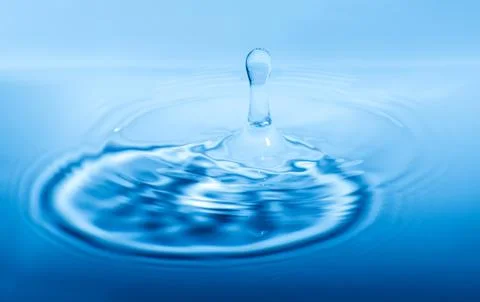Drop in water Stock Photos
