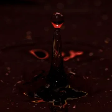 Drop of a water Stock Photos