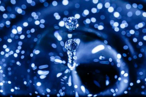 Drop of a water Stock Photos