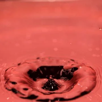 Drop of a water Stock Photos
