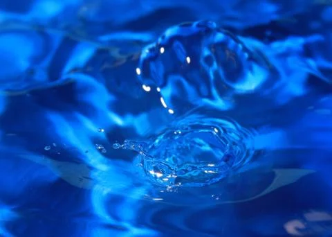 A drop of water Stock Photos