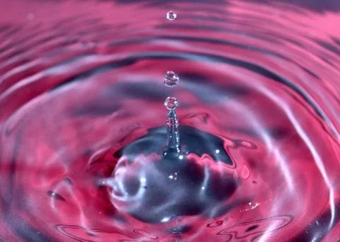A drop of water Stock Photos
