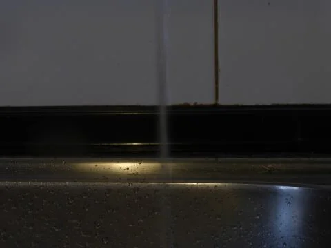 This is a drop of water Stock Photos