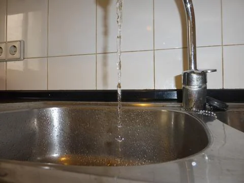 This is a drop of water Stock Photos