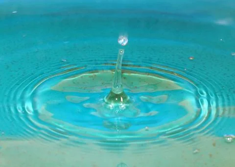 A drop of water Stock Photos