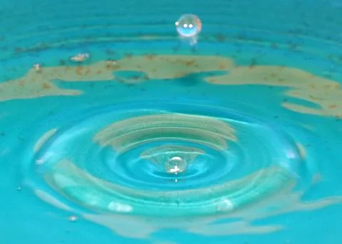 A drop of water 写真素材