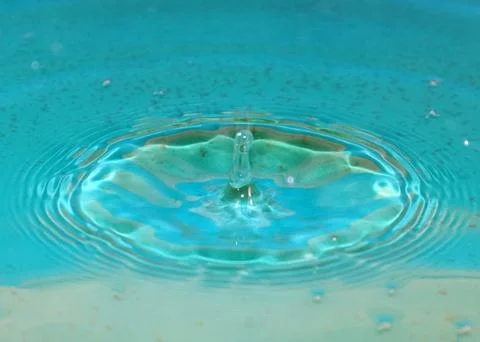 A drop of water Stock Photos