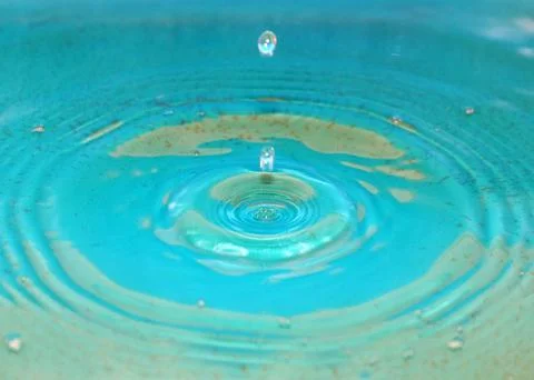 A drop of water Stock Photos