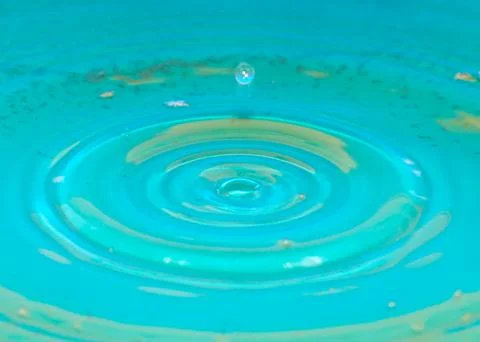 A drop of water 스톡 사진