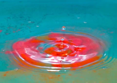 Drop of water 스톡 사진