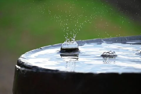 A drop of water Stock Photos