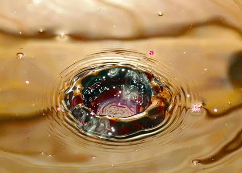 A drop of water Stockfoto's