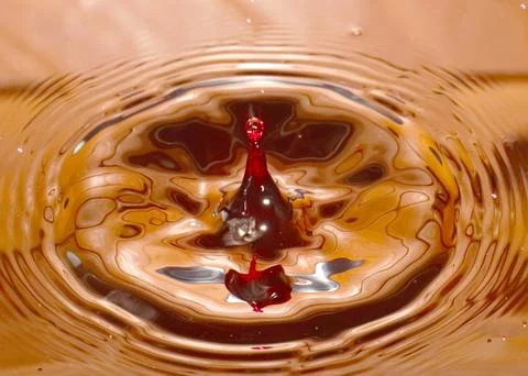 A drop of water Stock Photos