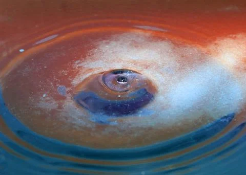 A drop of water Stock Photos