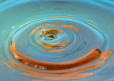 A drop of water Stock Photos