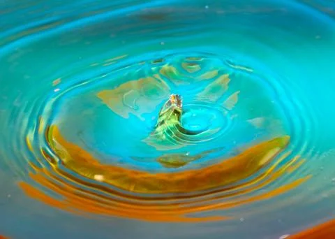 A drop of water Stock Photos