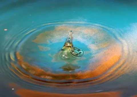 A drop of water Stock Photos