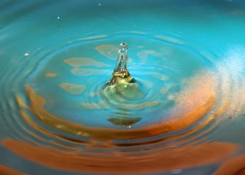 A drop of water Stock Photos