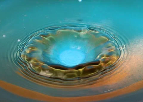 A drop of water Stock Photos