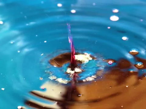 A drop of water Stock Photos