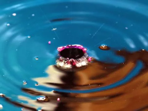 A drop of water Stock Photos