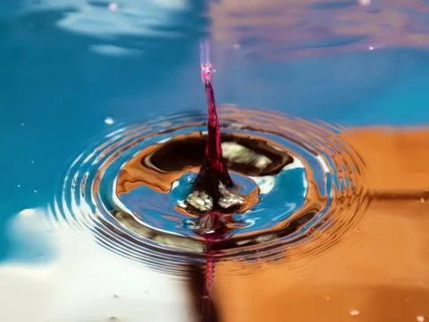 A drop of water Stock Photos