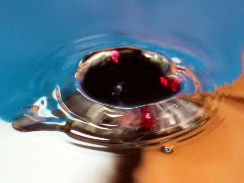 A drop of water Stock Photos