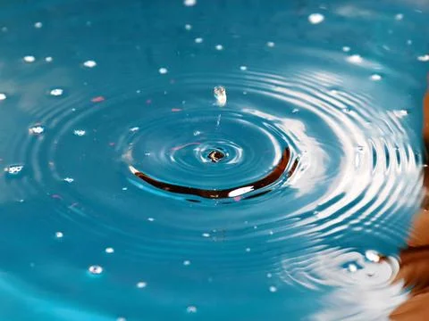 A drop of water Stock Photos