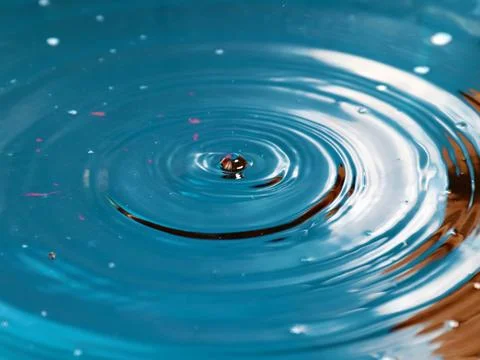 A drop of water Stock Photos