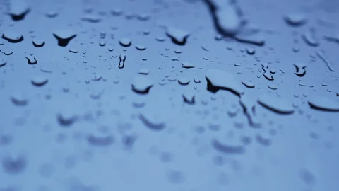 Drop water rain close up  Stock Footage 108740024