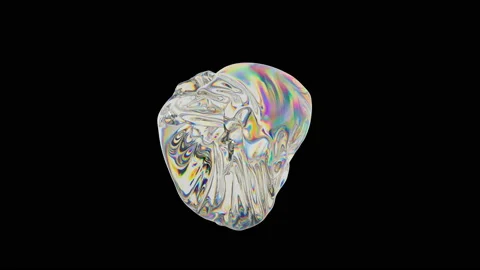 A drop of water refracts all colors in itself. Stock Footage 121889498