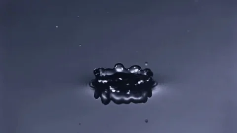 Drop Of Water With Ripple Effect - 6 库存影片 69837552