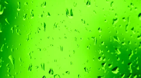 Drop of water runs down the glass surface with condensate Stock Footage 30459830