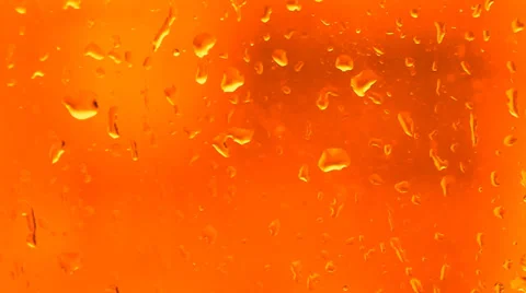 Drop of water runs down the glass surface with condensate Stock Footage 30459893