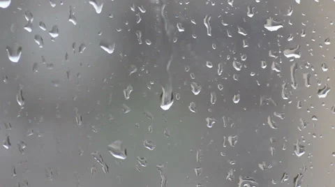 Drop of water runs down the glass surface with condensate Video stock 30459908