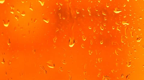Drop of water runs down the glass surface with condensate Video stock 30459910