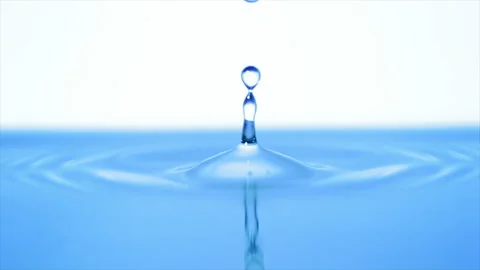 Drop of Water Splash Video stock 279332352