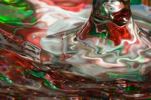 Drop of water splash Stock Photos
