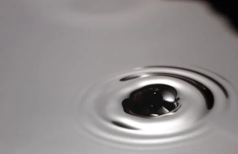 Drop water wave Fotos Stock