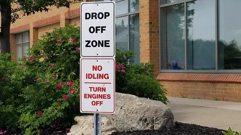 Drop off zone Stock Footage 90867618