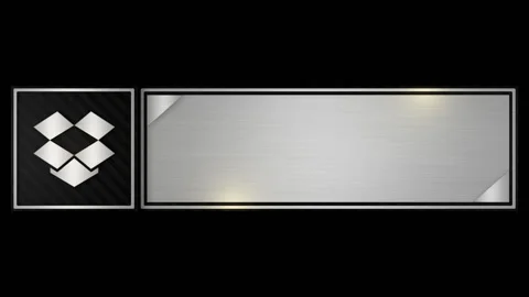 Dropbox Lower Third Stock Footage 124939387