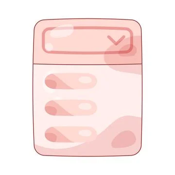 Dropdown Stock Illustration