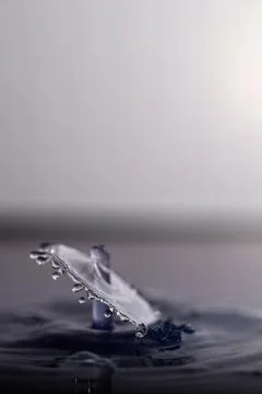 Droplet collision Stock Photos