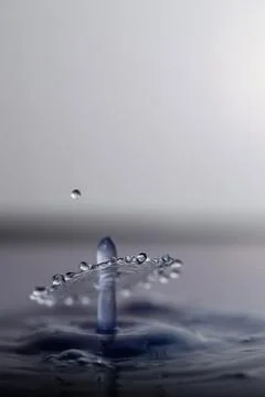 Droplet collision Stock Photos