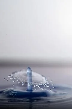 Droplet collision Stock Photos