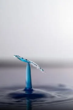 Droplet collision Stock Photos