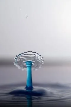 Droplet collision Stock Photos