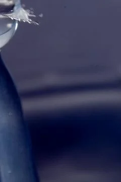Droplet collision Stock Photos