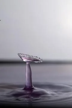 Droplet collision Stock Photos