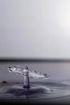 Droplet collision Stock Photos